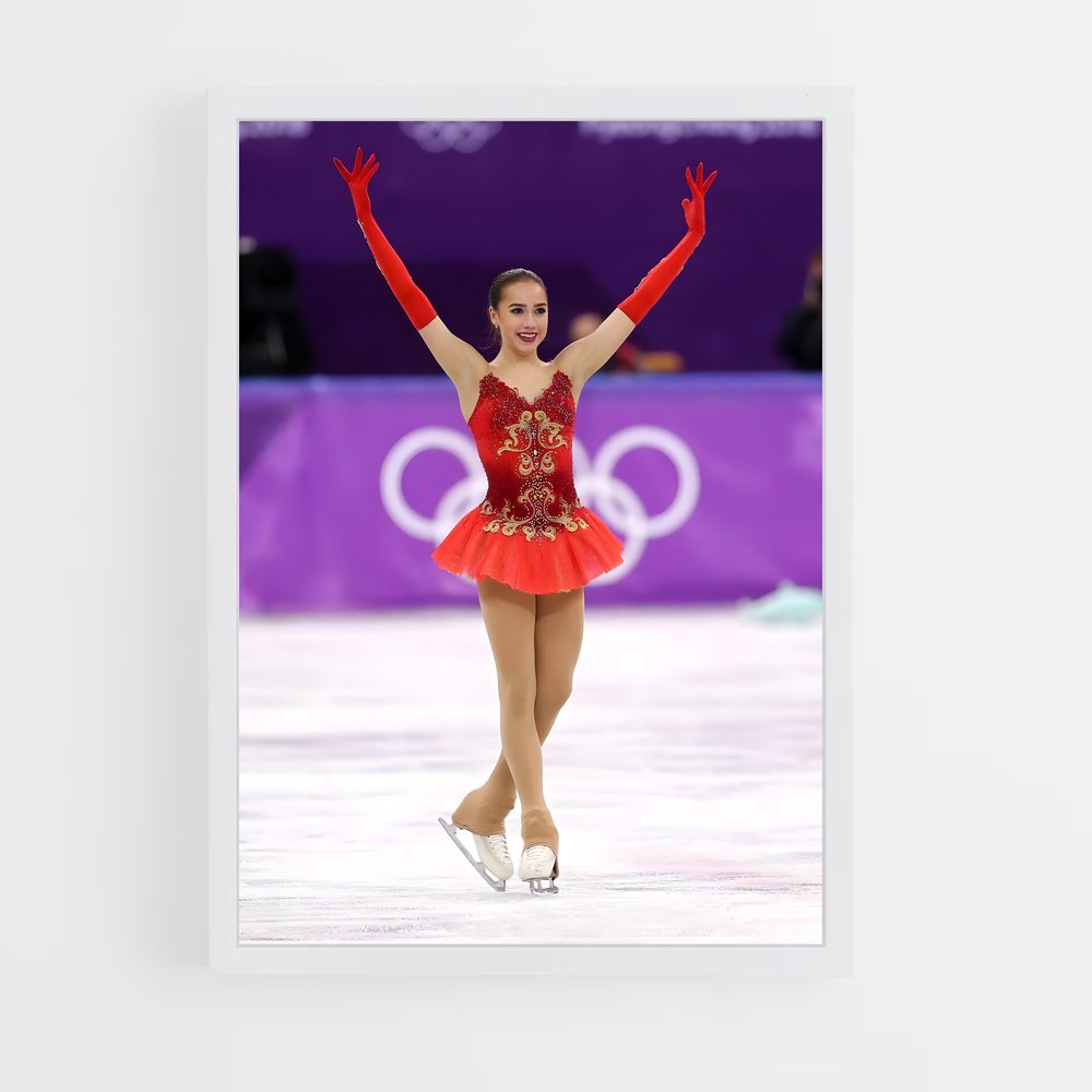 Poster La Danse des Glaces – affiche Patinage artistique (vue 3)